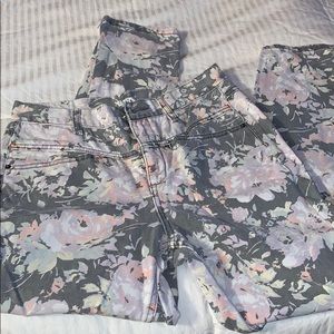 BDG high waisted floral pants